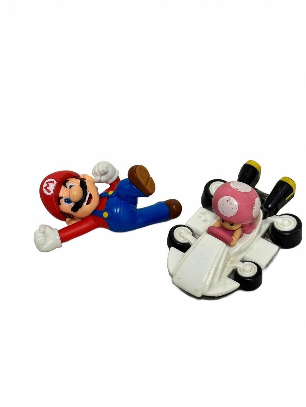 Jakks Mario Figure & McDonald's 2022 Toadette Kart Toy Lot